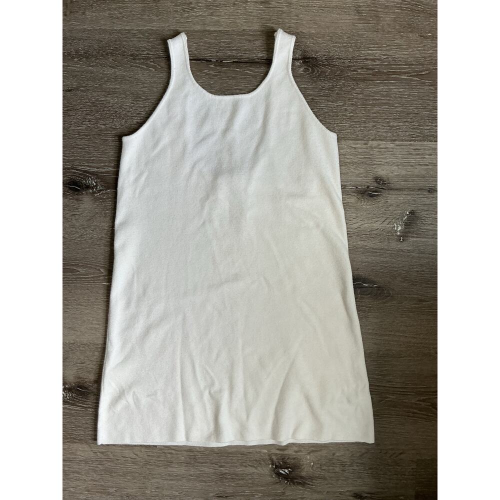 ZARA Cream Ivory Sleeveless Stretch Knit Camisole Tank Top